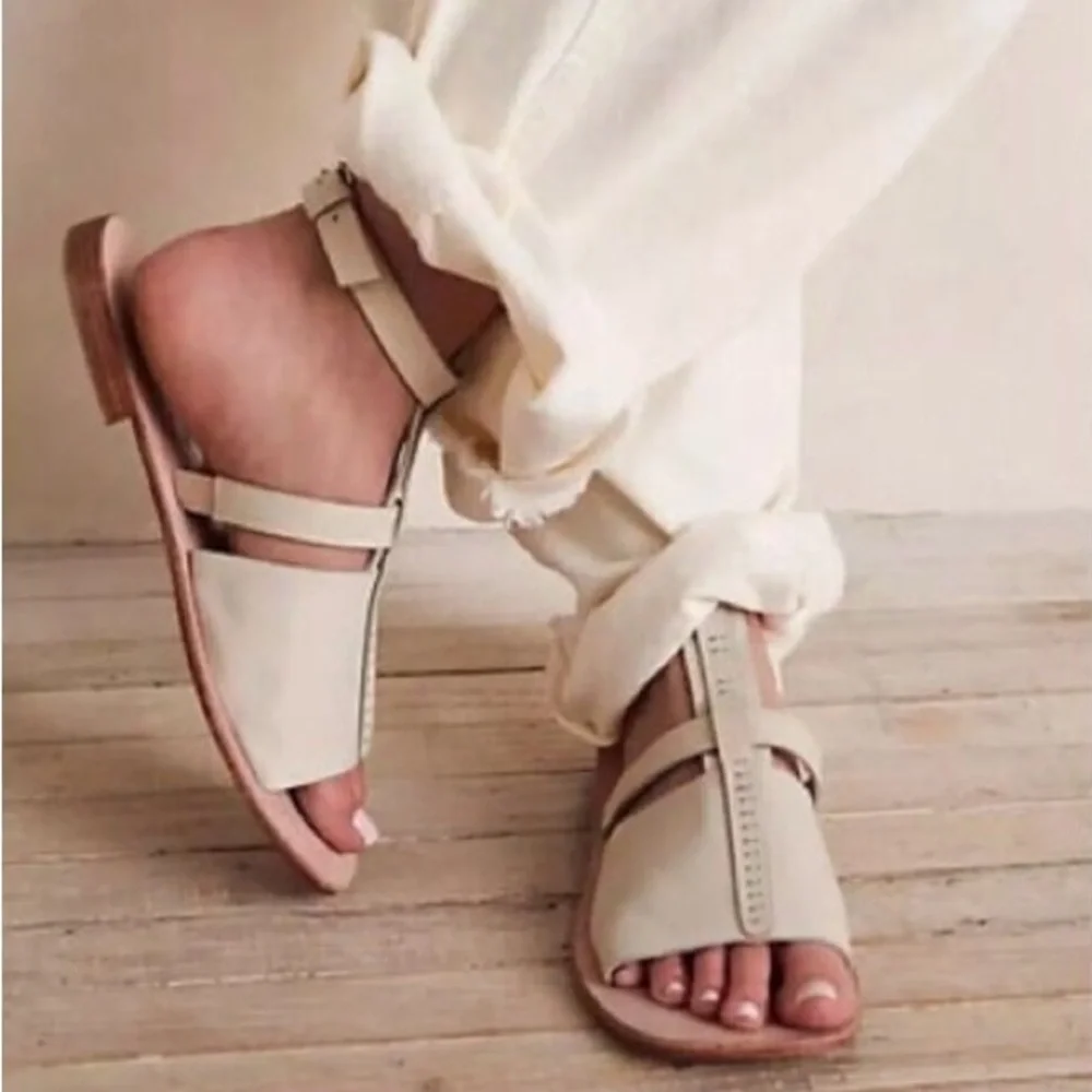 Free People Long Weekend Sandals - Off White